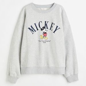 H&M Grey Mickey Sweatshirt!